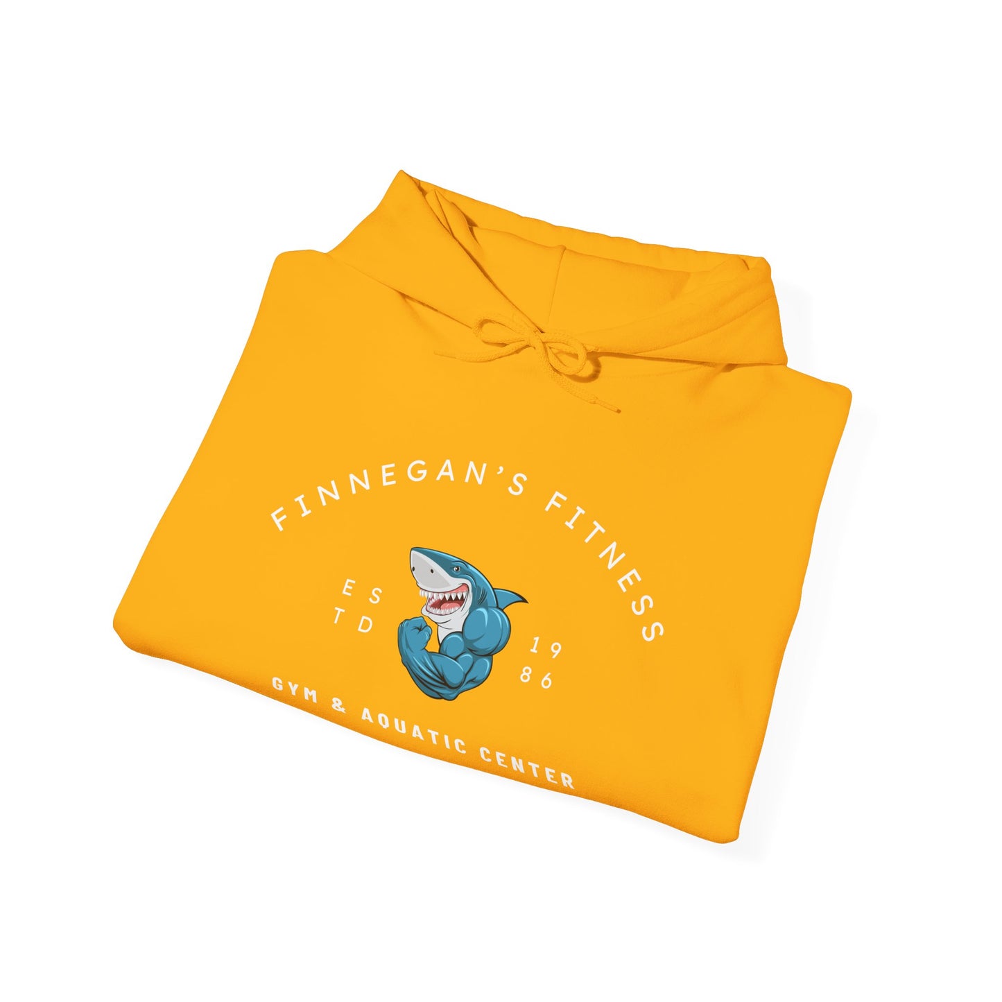 Shark Gym Hoodie – Finnegan’s Fitness & Aquatic Center Sweatshirt