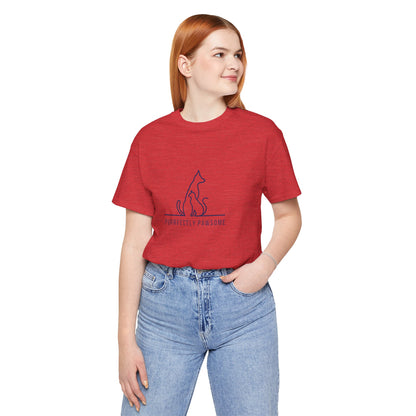 Purrfectly Pawsome. Unisex Jersey Short Sleeve Tee