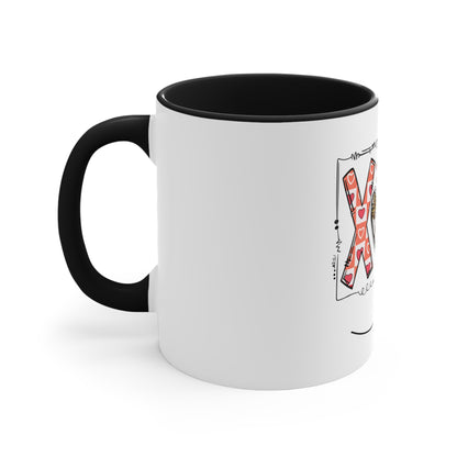 Sign of Love. XOXO. Accent Coffee Mug, 11oz