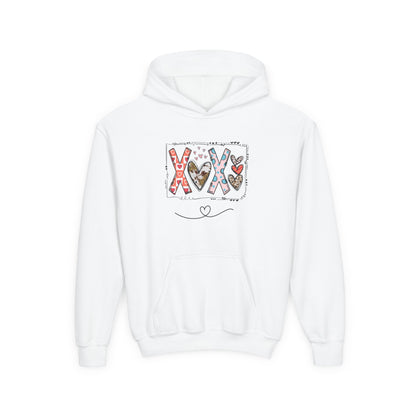 Sign of Love. XOXO. Kids Hoodie