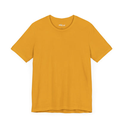 Solid Mustard. Unisex Jersey Short Sleeve Tee