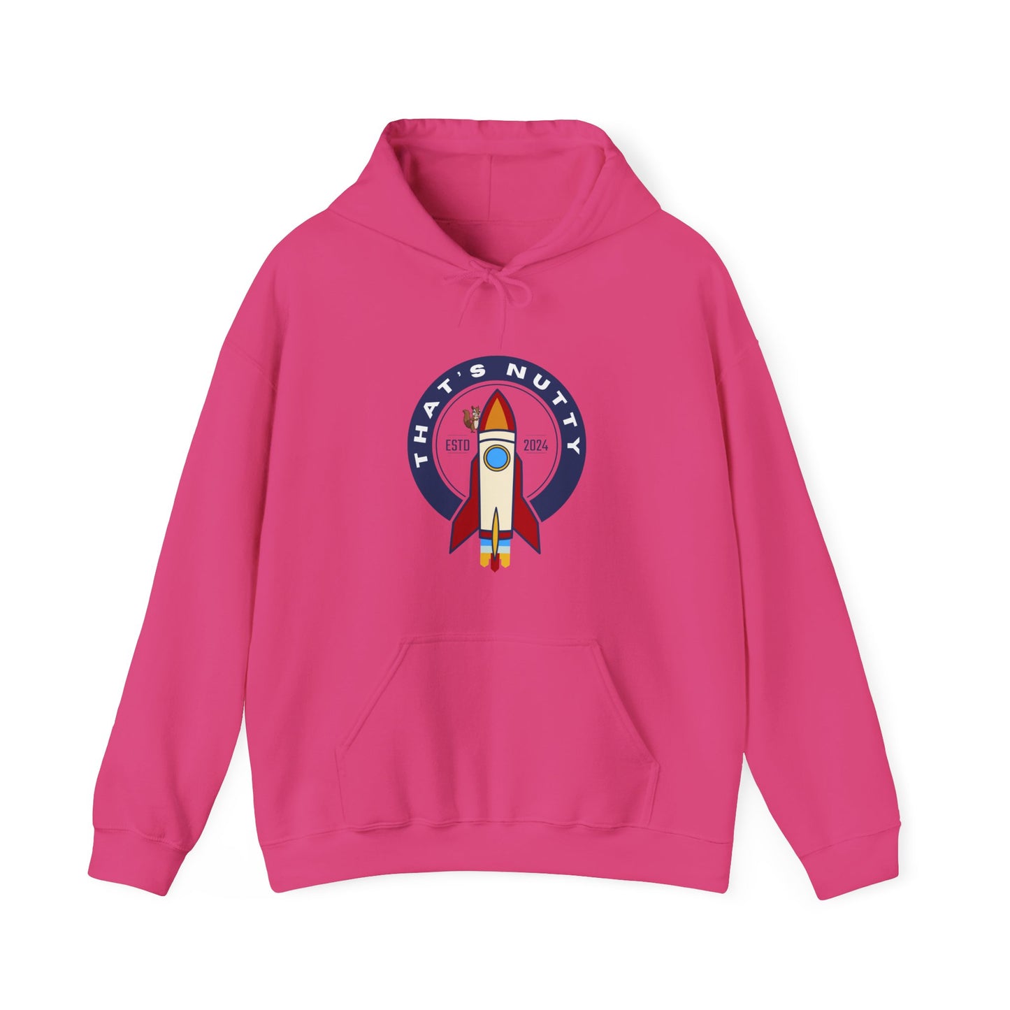That's Nutty On A Rocket Ship Hooded Sweatshirt