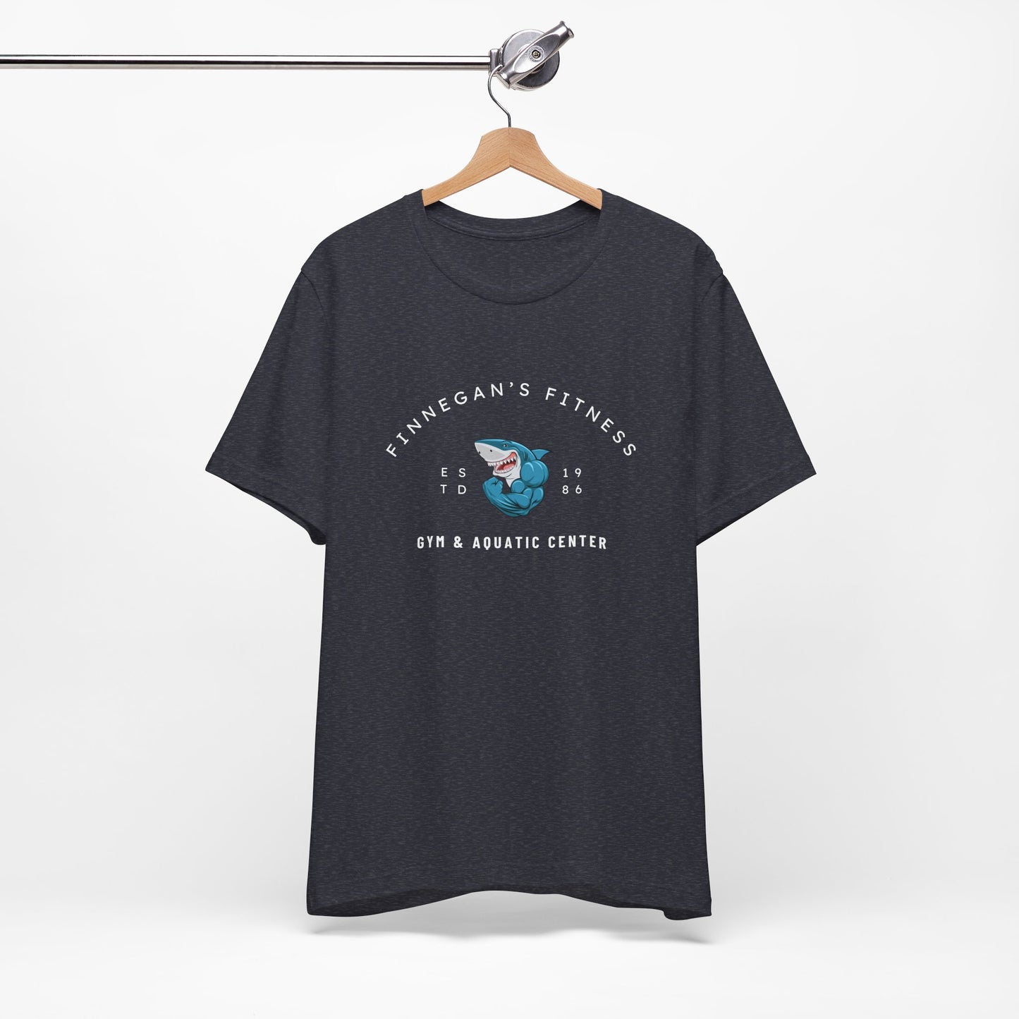 Finnegan's Fitness. Gym and Aquatic Center.  Unisex Jersey Short Sleeve Tee