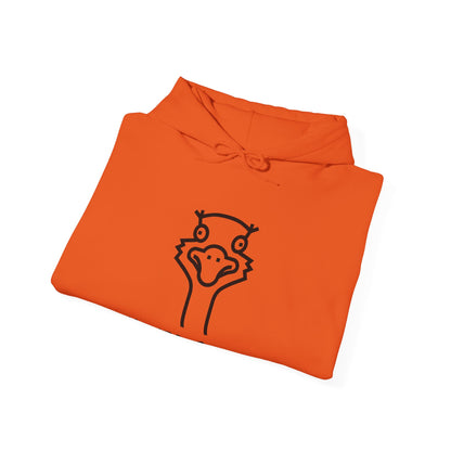 Never Give Up. Oscar The Ostrich and JimmyV Never Gave Up.  Unisex Hooded Sweatshirt.