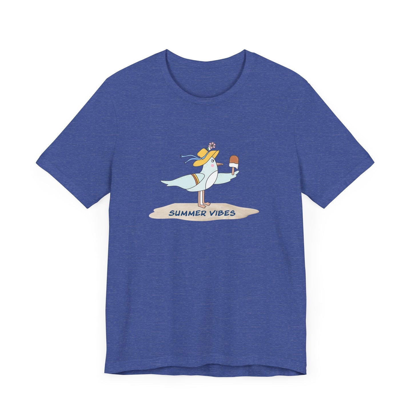 Regal Seagull Summer Vibes. Unisex Jersey Short Sleeve Tee