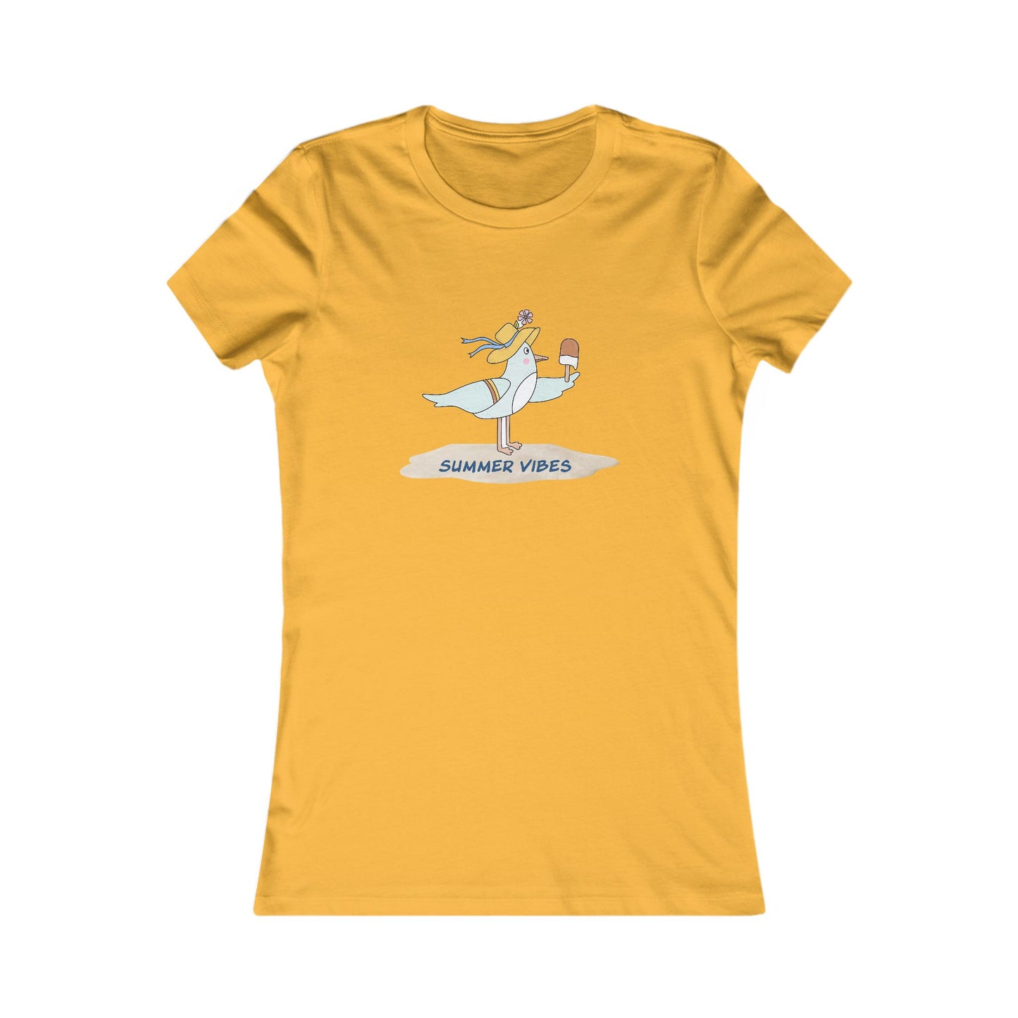 Regal Seagull Summer Vibes. Women's Favorite Tee