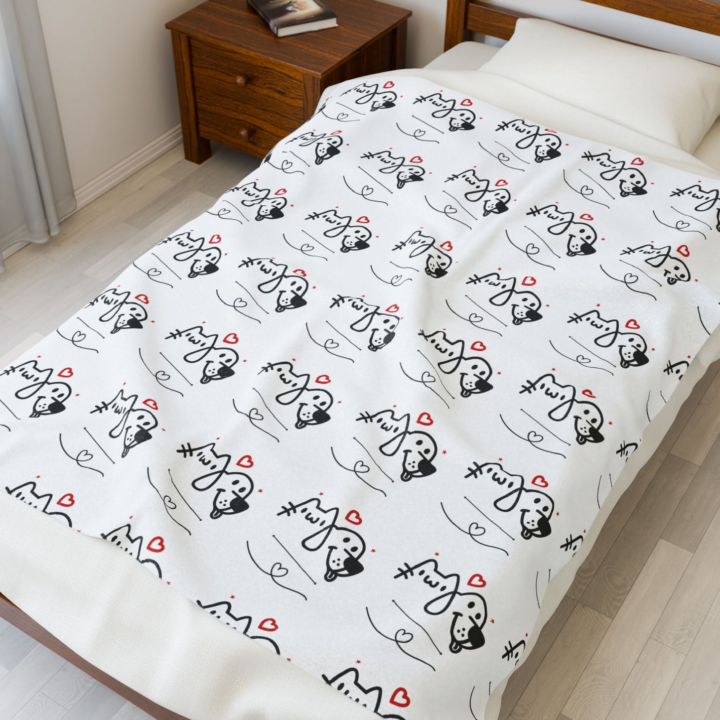 Puppy Love. Plush Blanket