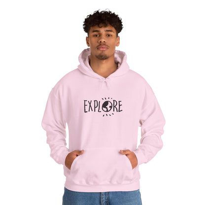 Explore Hoodie – Adventure Graphic Sweatshirt, Unisex Outdoor Hoodie