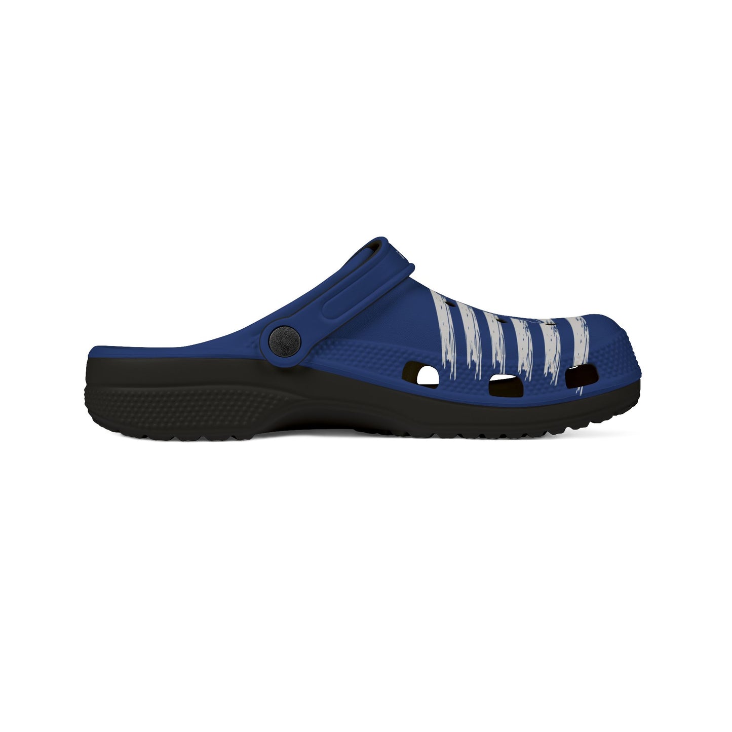 American Flag Dog Rubber Clogs For Men- Navy