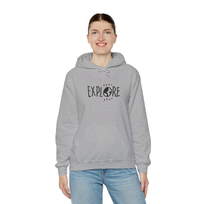 Explore Hoodie – Adventure Graphic Sweatshirt, Unisex Outdoor Hoodie