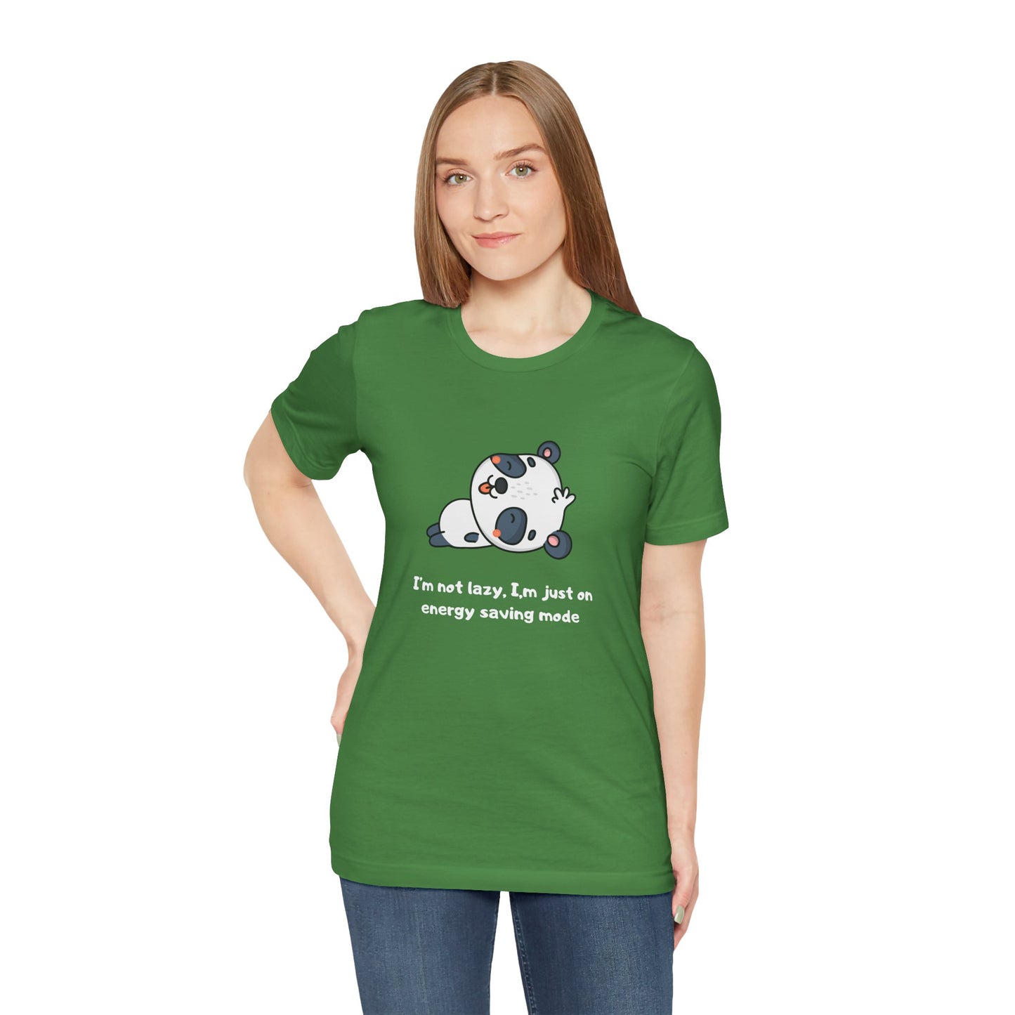 I'm Not Sleeping I'm on Energy Saving Mode. Unisex Jersey Short Sleeve Tee