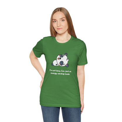 I'm Not Sleeping I'm on Energy Saving Mode. Unisex Jersey Short Sleeve Tee