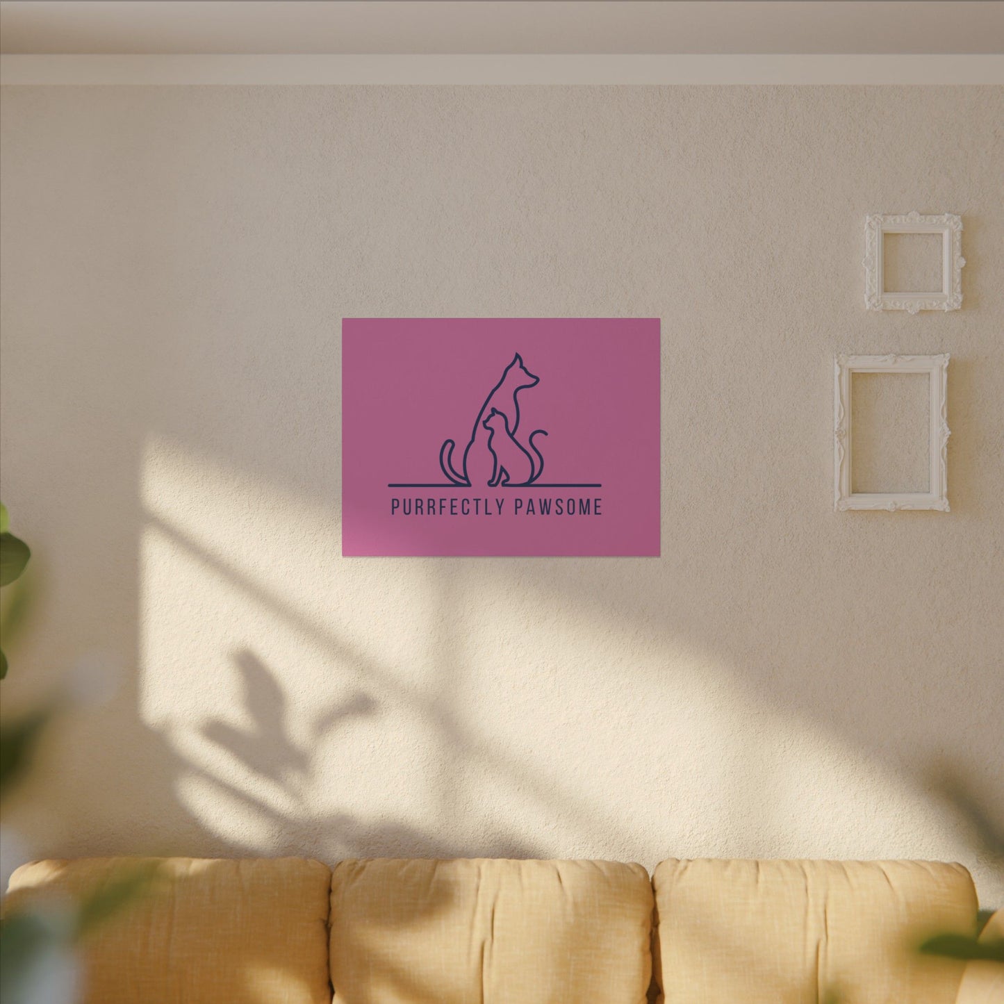 Purrfectly Pawsome. Canvas Gallery Wraps