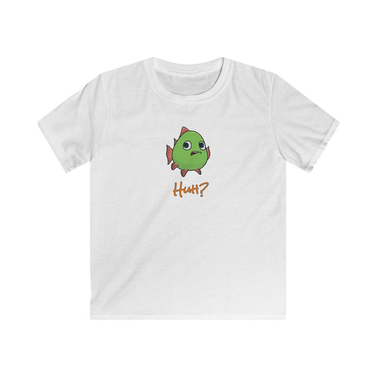 Fish In Total Disbelief. Kids Softstyle Tee