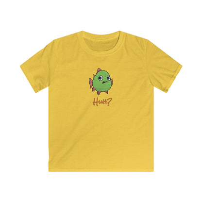 Fish In Total Disbelief. Kids Softstyle Tee