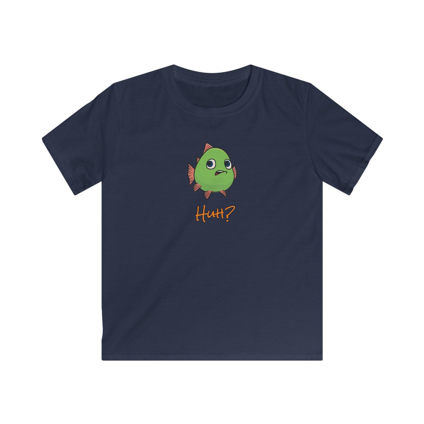 Fish In Total Disbelief. Kids Softstyle Tee