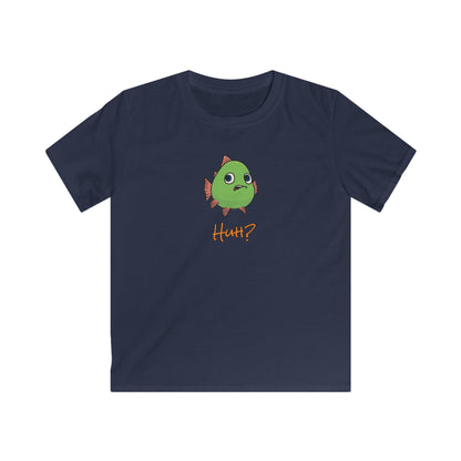 Fish In Total Disbelief. Kids Softstyle Tee