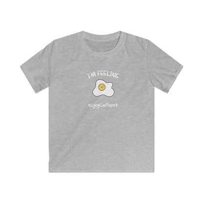 I'm Feeling EggCellent. Kids Softstyle Tee