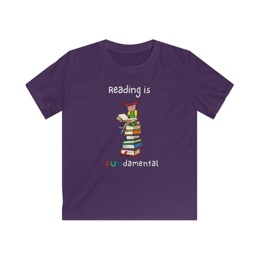 Reading is FUNdamental. Kids Softstyle Tee