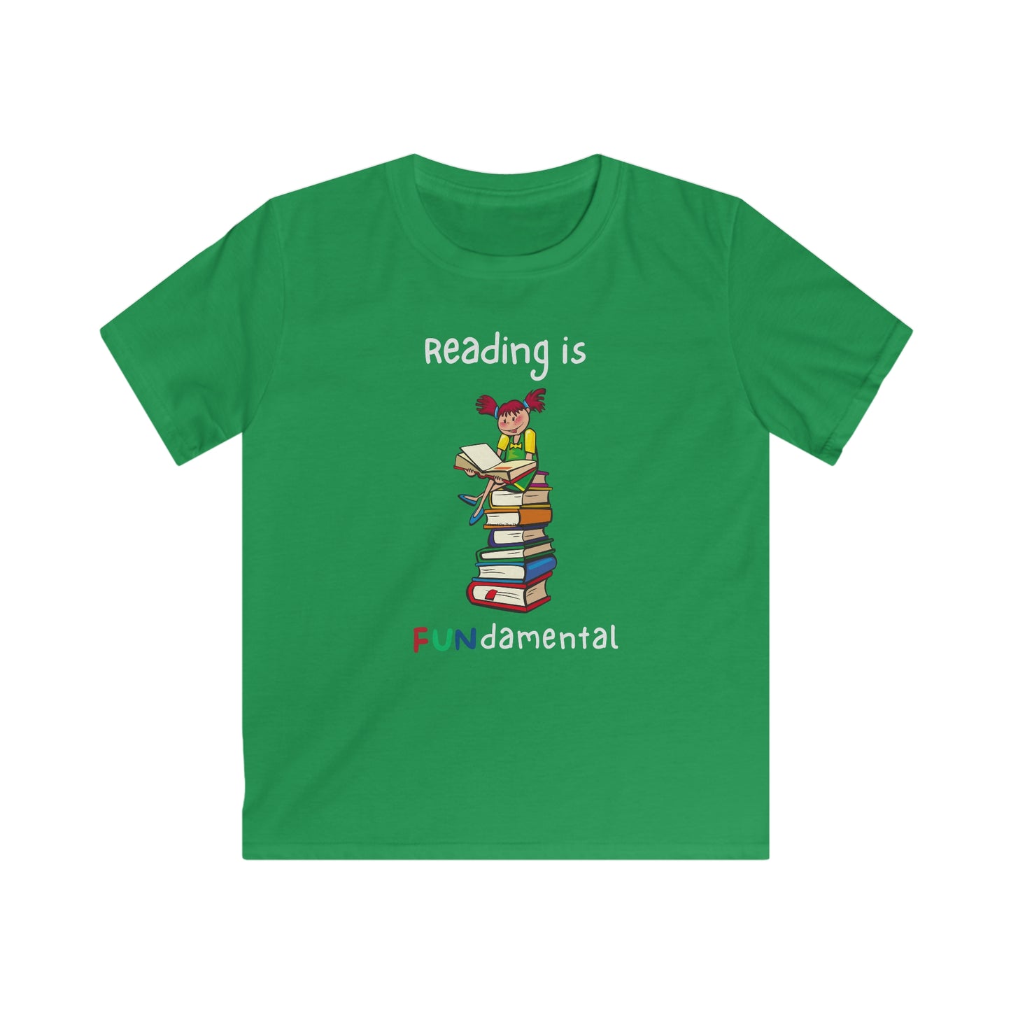 Reading is FUNdamental. Kids Softstyle Tee
