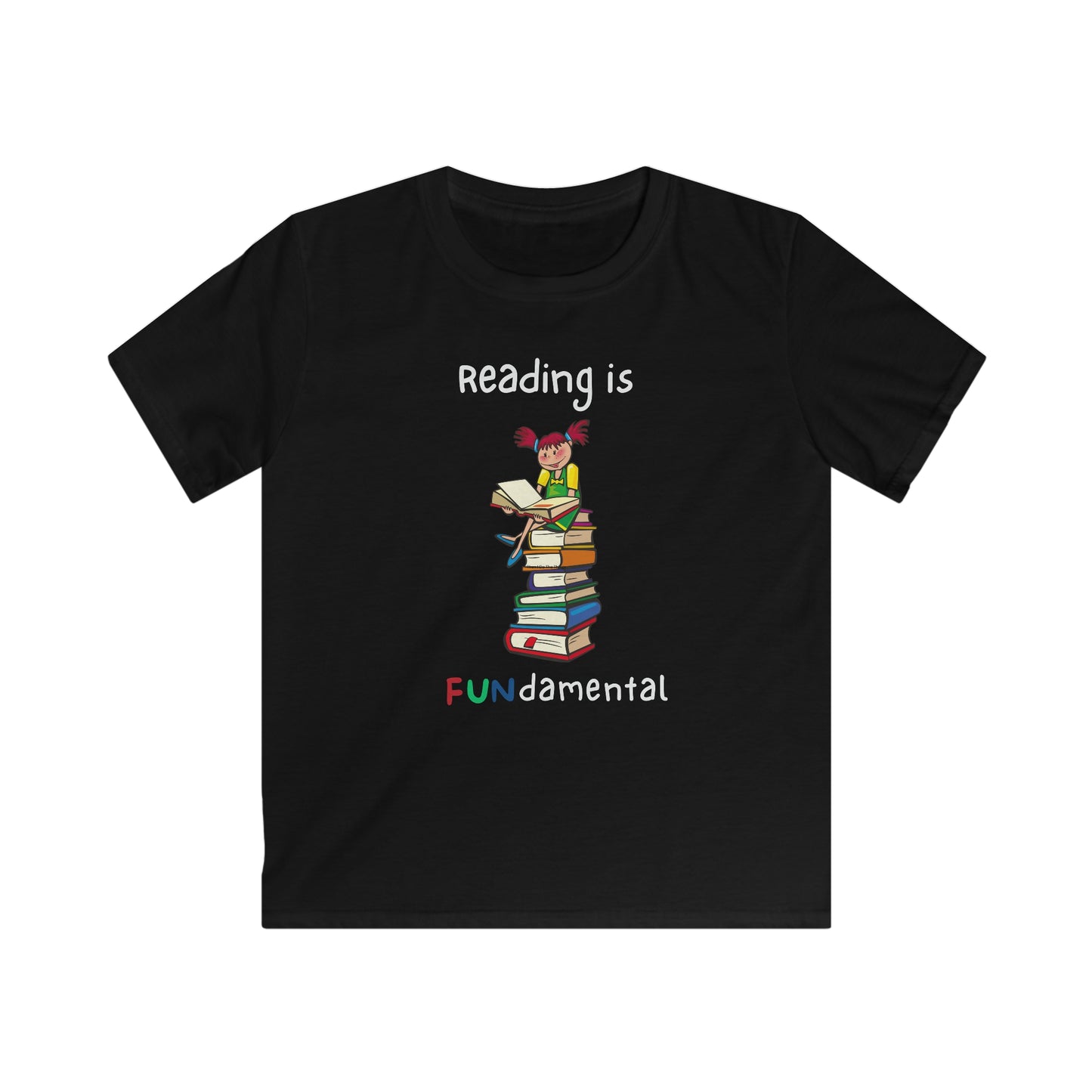 Reading is FUNdamental. Kids Softstyle Tee