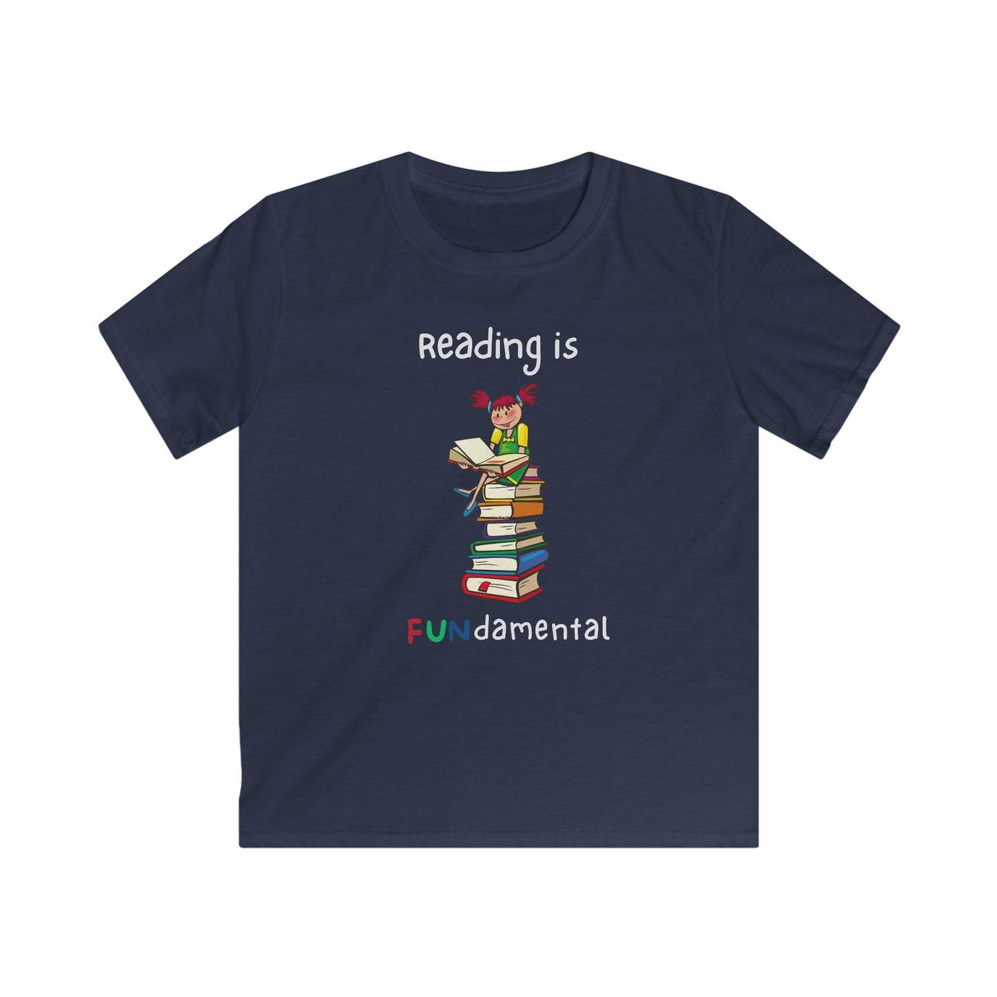 Reading is FUNdamental. Kids Softstyle Tee