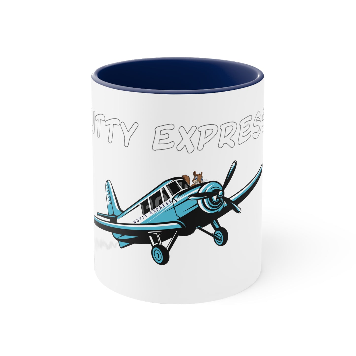 Nutty's Express Delivery. Always On-Time. Time Coffee Mug, 11oz