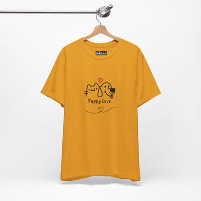 Puppy Love. Unisex Jersey Short Sleeve Tee