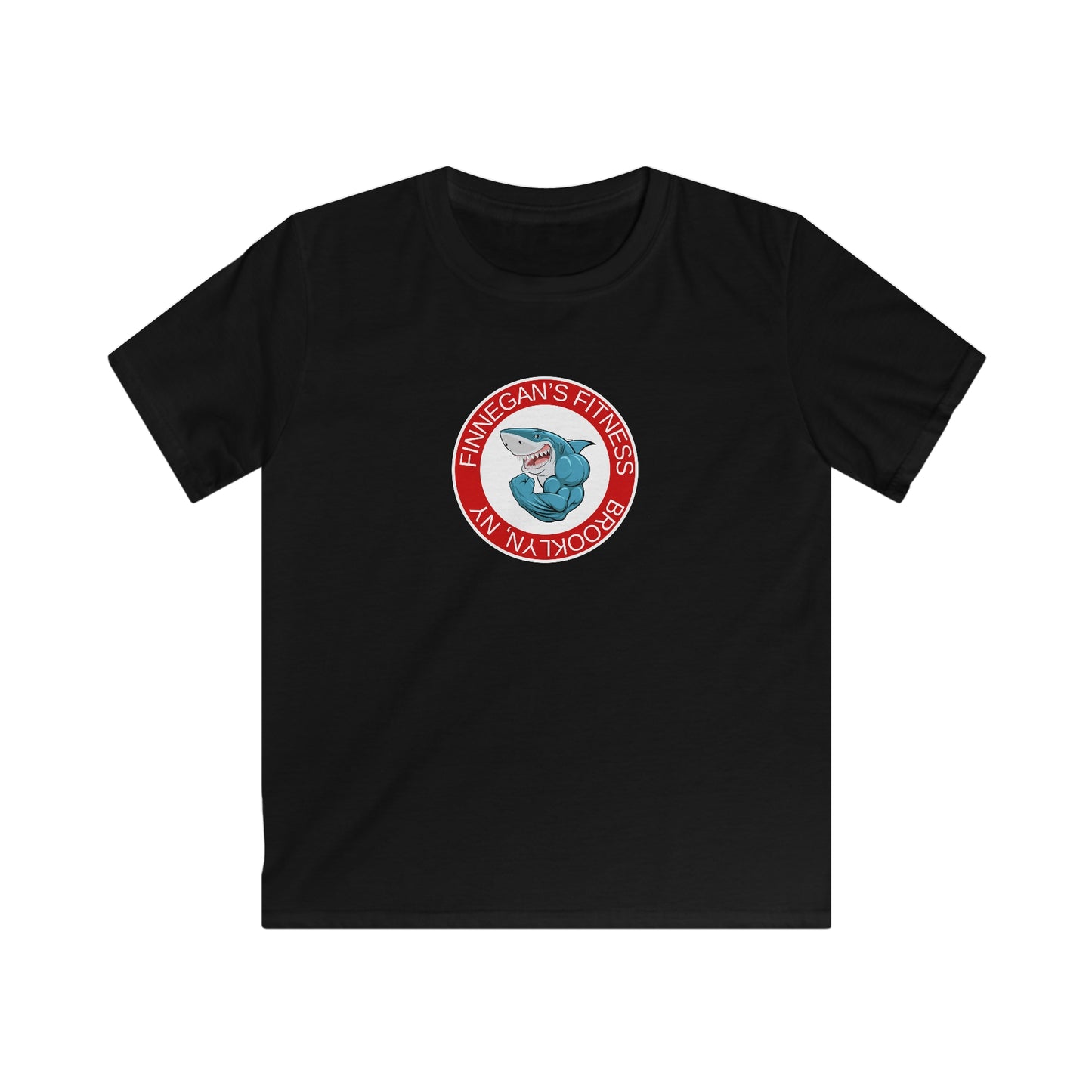 Finnegan's Fitness.  Kids Softstyle Tee