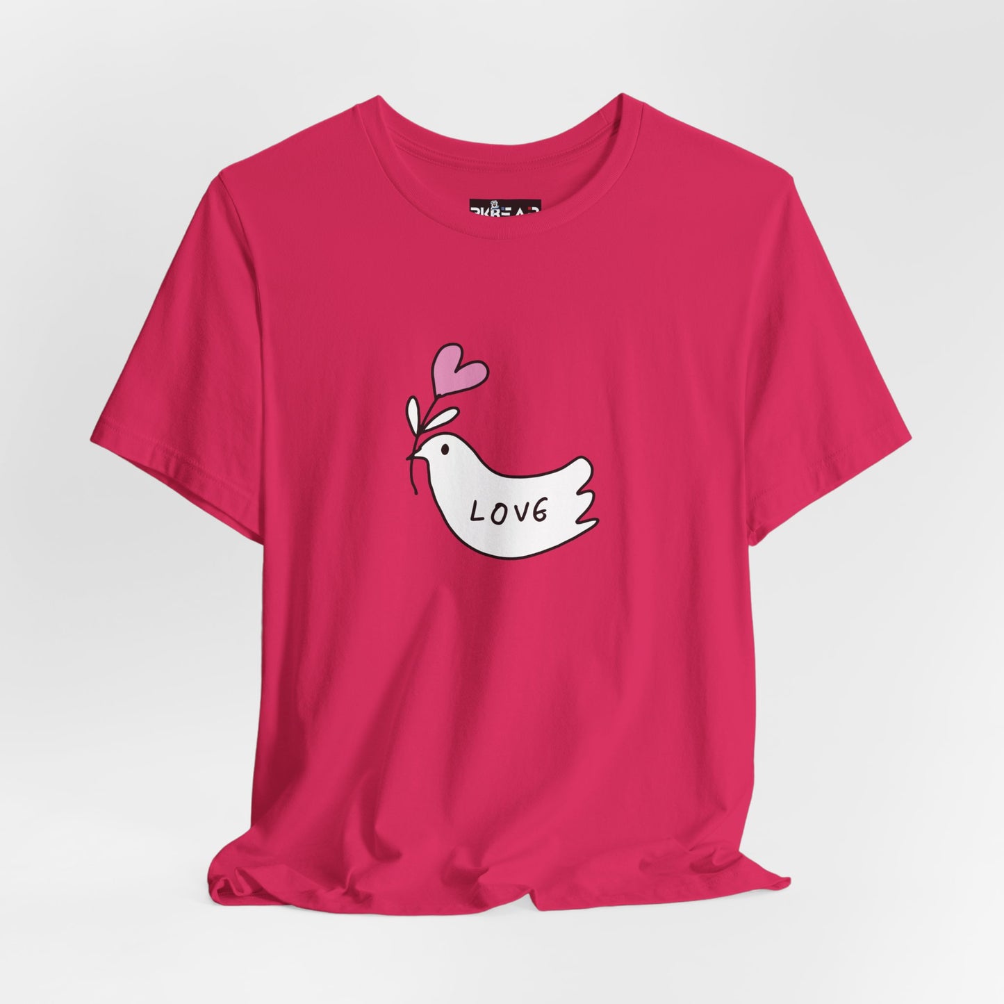 Love. Dove. Unisex Jersey Short Sleeve Tee