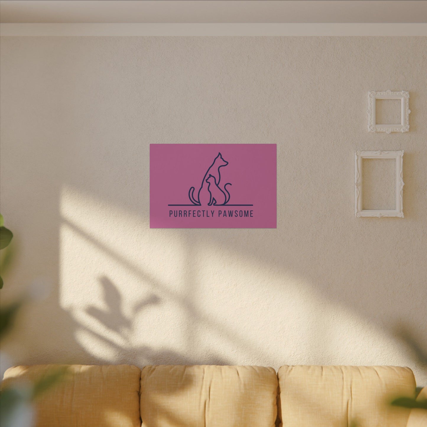 Purrfectly Pawsome. Canvas Gallery Wraps