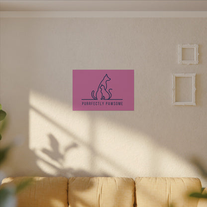 Purrfectly Pawsome. Canvas Gallery Wraps