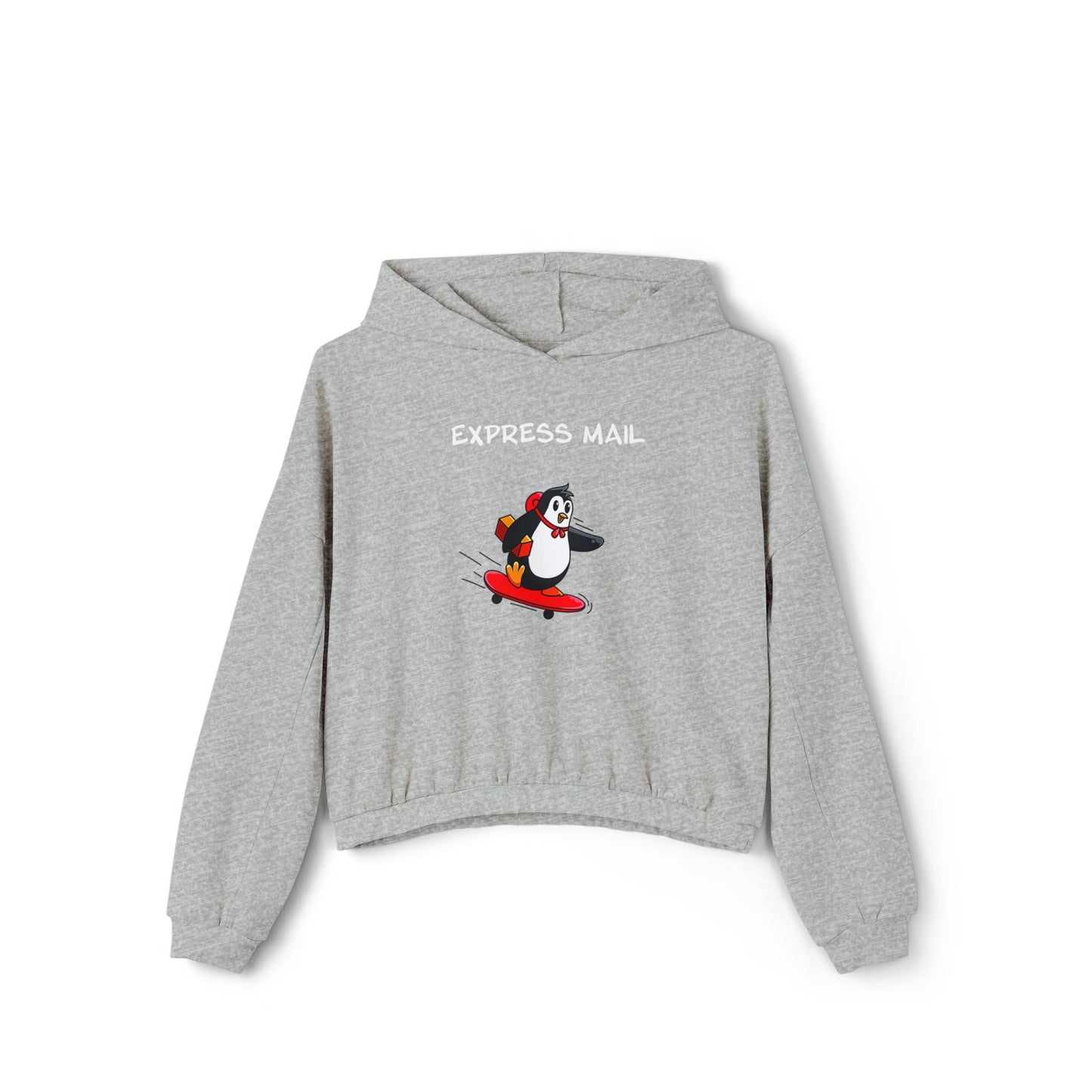 Express Mail.  Women's Cinched Bottom Hoodie