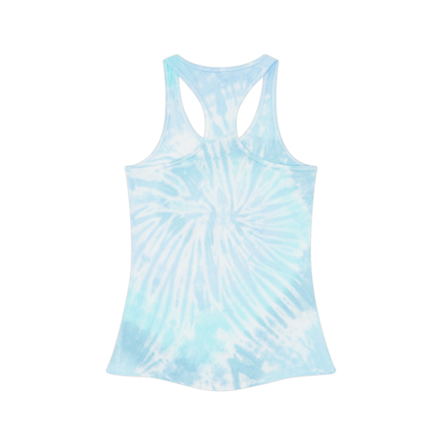 Lagoon Plain. Tie Dye Racerback Tank Top