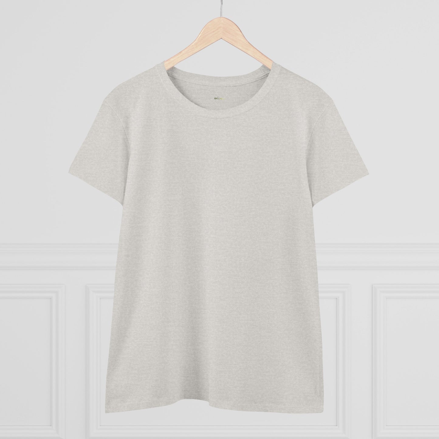 Solid Azalea. Women's Midweight Cotton Tee