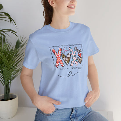 Sign of Love. XOXO.  Women's Unisex Jersey Short Sleeve Tee