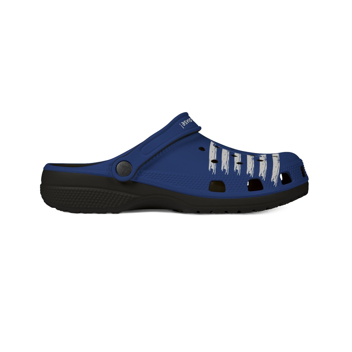 American Flag Dog Rubber Clogs For Men- Navy