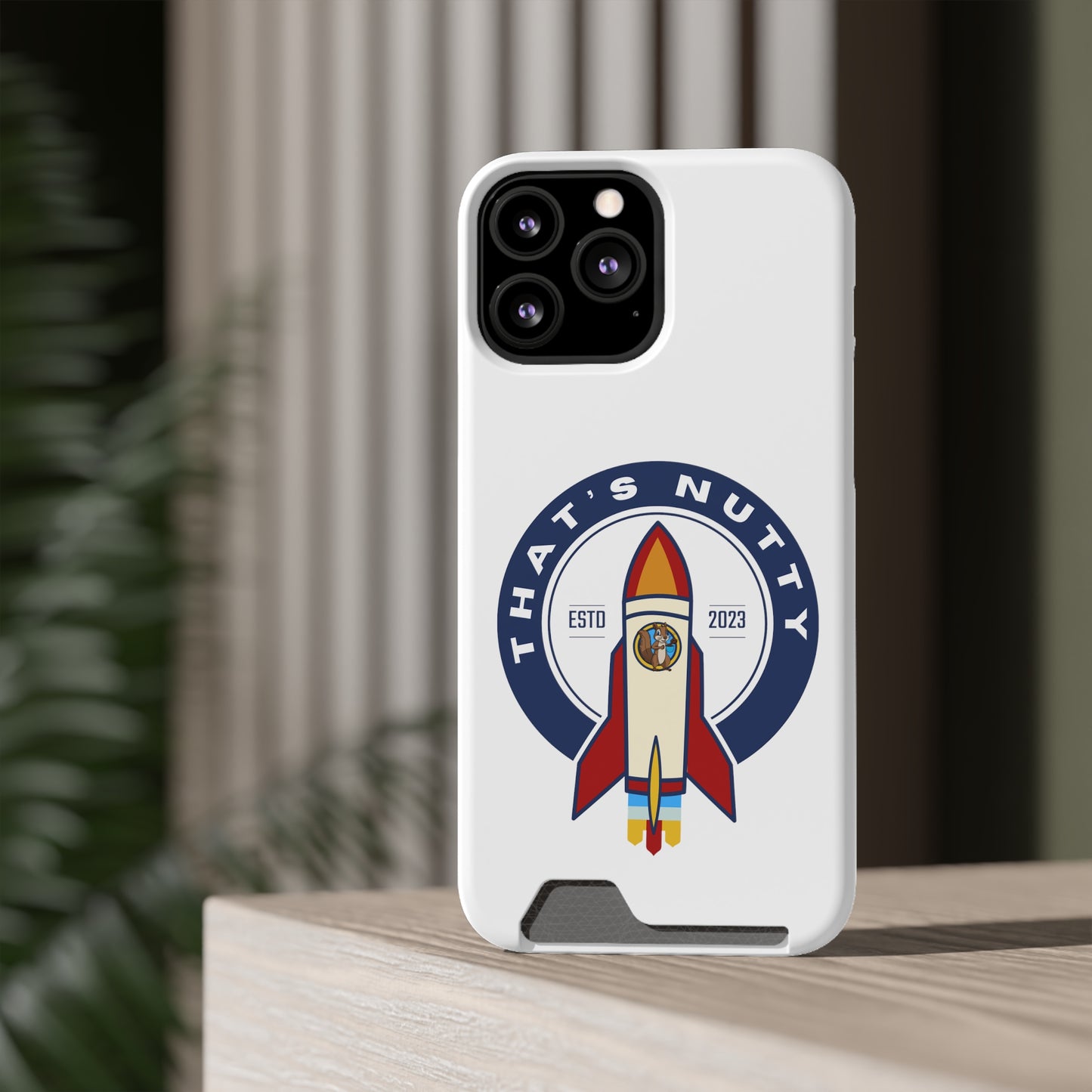That's Nutty. Phone Case With Card Holder
