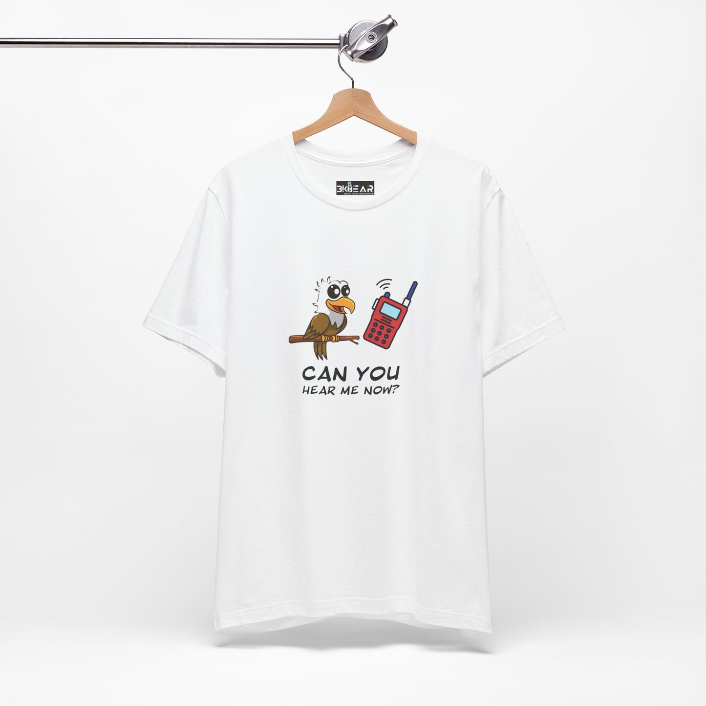 Burrowing Owl. Can You Hear Me Now? Unisex Jersey Short Sleeve Tee