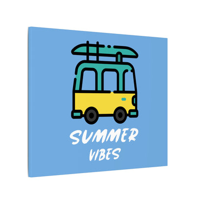 Summer Vibes Canoe on Van. Canvas Gallery Wraps