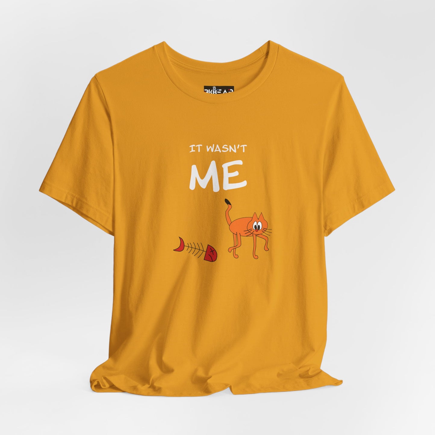 Leo The Cat Didn't Do It. Unisex Jersey Short Sleeve Tee