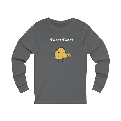 Tweet. Tweet. Unisex Jersey Long Sleeve Tee