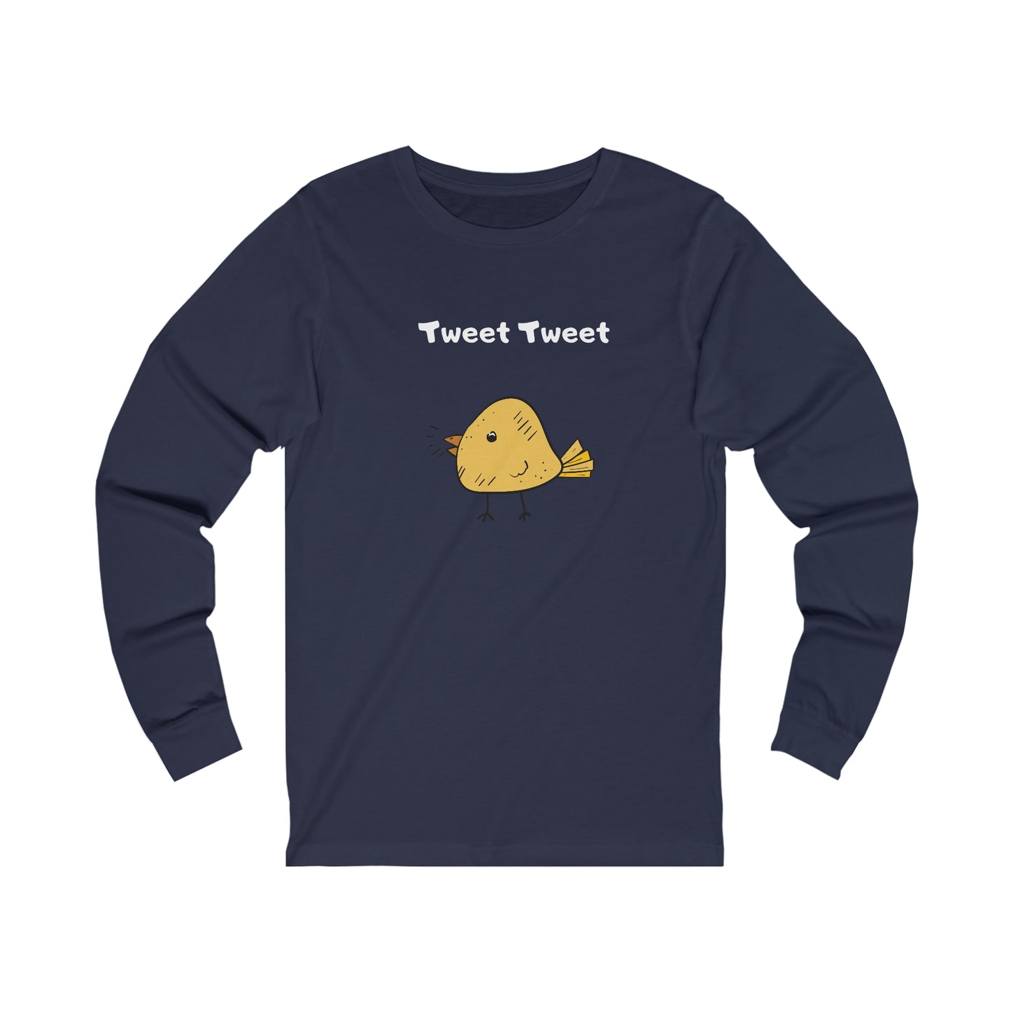 Tweet. Tweet. Unisex Jersey Long Sleeve Tee