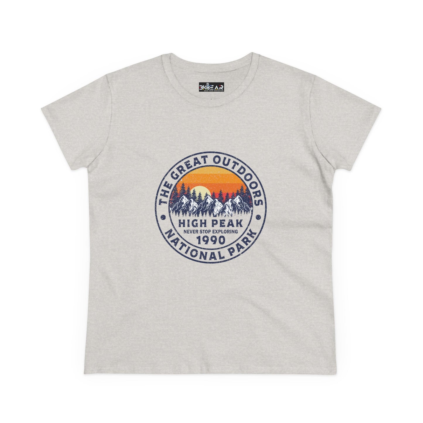 Never Stop Exploring – National Park T-Shirt for Women