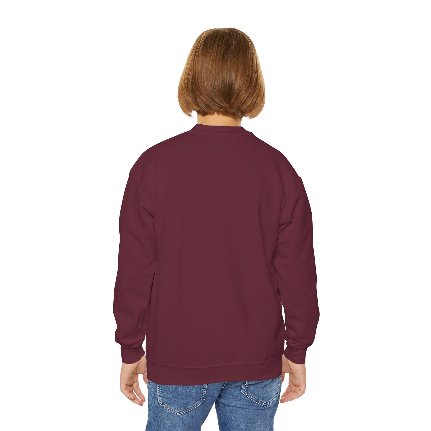 Don't Ever Give Up Eagle! Youth Crewneck Sweatshirt