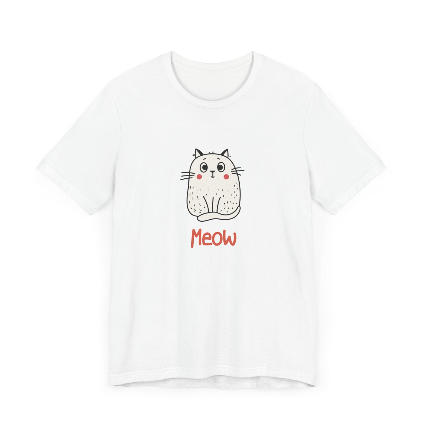 Loki The Cat. Meow. Unisex Jersey Short Sleeve Tee