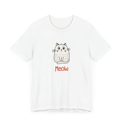 Loki The Cat. Meow. Unisex Jersey Short Sleeve Tee