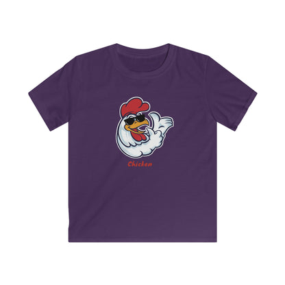 Chicken. Kids Softstyle Tee