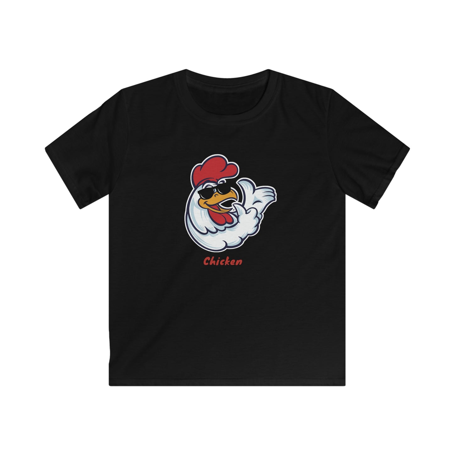 Chicken. Kids Softstyle Tee