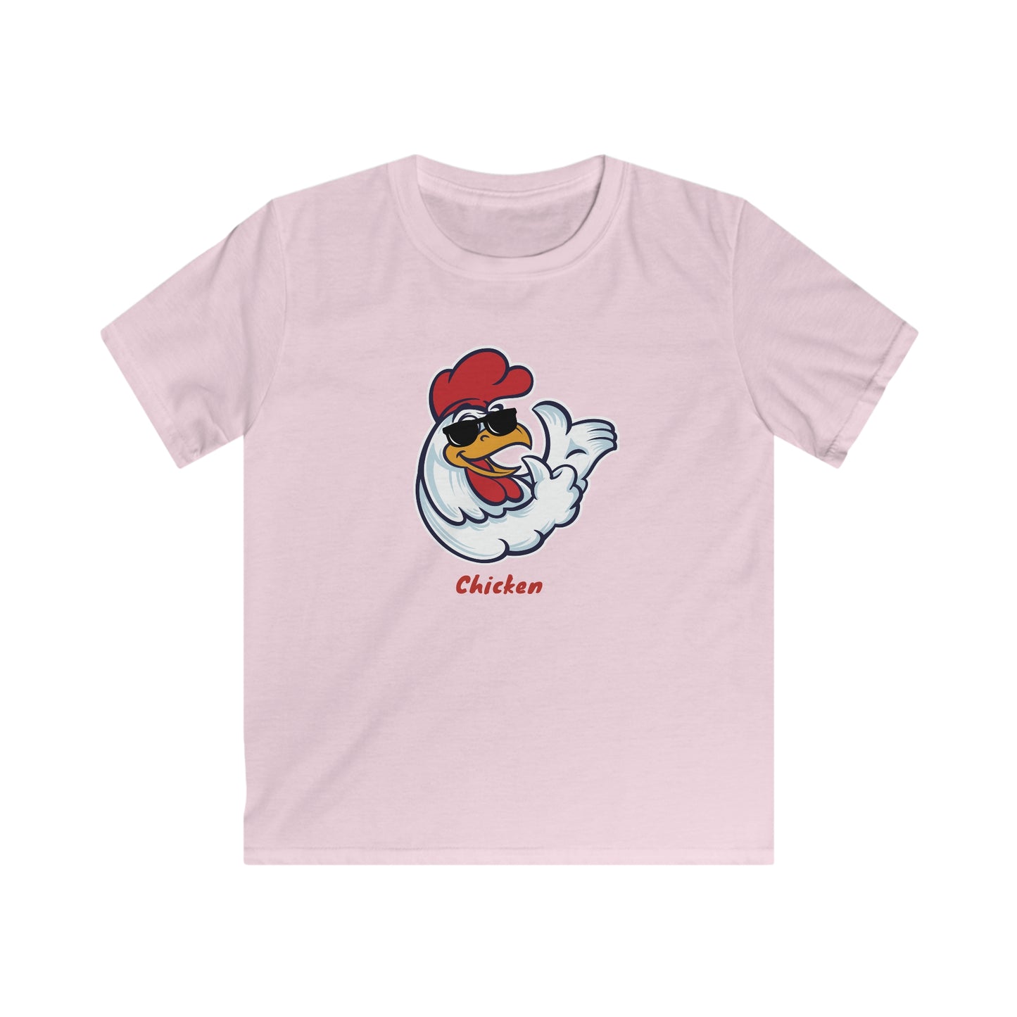 Chicken. Kids Softstyle Tee